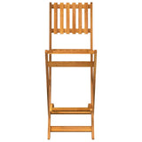 Outdoor Bar Set Natural Solid Acacia wood Standard Foldable 3104962