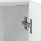 Bedside Table 2 pcs High Gloss White 43 x 34.5 x 47 cm 895264
