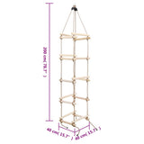 Kids Rope Ladder 200 cm Wood 91802