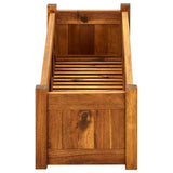 42566 Garden Raised Bed Acacia Wood 100x30x25 cm