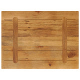 Table Top 70x60x2.5 cm Rectangular Solid Wood Mango 371597