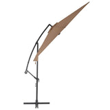 Cantilever Umbrella with Aluminium Pole 300 cm Taupe 44510