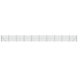 Wire Mesh Fence with Spike Anchors Green 1.4x25 m 154139