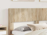 Bed Frame with Storage and Headboard Sonoma Oak 160 x 200 cm 3414367