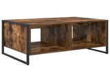 Coffee Table Smoke Oak 80 x 50 x 40 cm Engineered Wood 886434