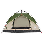 Camping Tent Dome 3-Person Green Quick Release 4004193