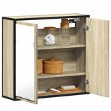 Bathroom Mirror Cabinet Sonoma Oak 65x20x60 cm Engineered Wood 849255