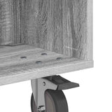 Side Table with Wheels Grey Sonoma 50.5 x 50 x 30 cm 891029
