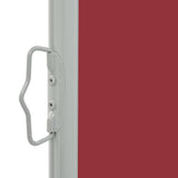 Patio Retractable Side Awning 160x300 cm Red 48351