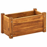 ZNTS Garden Raised Bed Acacia Wood 50x25x25 cm 42565