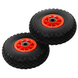 Sack Truck Wheels 2 pcs Solid PU 3.00-4 142971