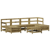 7 Piece Garden Sofa Set Impregnated Wood Pine 3250991