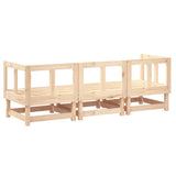 3 Piece Garden Lounge Set Solid Wood Pine 825415