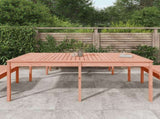 Garden Table 203.5x100x76 cm Solid Wood Douglas 823988