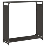 Firewood Rack Black 90x28x90 cm Cold-rolled steel 864215