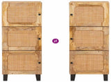 Highboard with Storage Brown 90 x 33 x 75 cm Solid Mango Wood 4018073