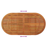 Garden Table 200x100x75 cm Solid Wood Eucalyptus 316072