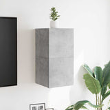 Wall Mounted TV Cabinets 2 pcs Concrete Grey 30.5x30x30 cm 804494
