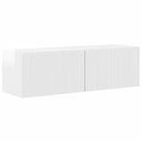 TV Cabinet Set 4 pcs High Gloss White Engineered Wood 3409118