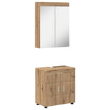 Bathroom Furniture Set TULUM 2 pcs Artisan Oak 60 x 34 x 63 cm 3398023