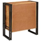 Sideboard with Drawer Brown 66 x 33 x 70 cm Solid Mango Wood 4016718