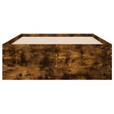 Bed Frame with Drawers without Mattress Smoked Oak 90x190 cm Single 3207326