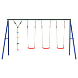 Outdoor Swing Set with Swings and Disc Swing 3283624