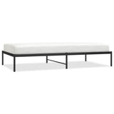 Metal Bed Frame without Mattress Black 107x203cm 350842
