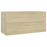 Sink Cabinet with Built-in Basin Sonoma Oak Engineered Wood 3071651