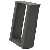 Coffee Table Legs U-Shaped 2 pcs Anthracite 30x cm Steel 4012738
