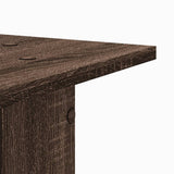 Speaker Stands 2 pcs Brown Oak 30x30x80 cm Engineered Wood 852669