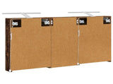 Bathroom Cabinet Set 3 pcs 110 x 10.5 x 60.5 cm Engineered wood 3403726