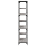Bookcase Grey Sonoma 81x36x176 cm Engineered Wood 836226
