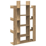 Book Cabinet Artisan Oak 86x25.5x140 cm Engineered Wood 856693