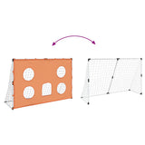 Kids' Football Goal with Targeting Mat and Ball 182x62x118 cm 4008439