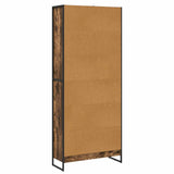 Book Cabinet 2 pcs Smoke Oak 80 x 30 x 189.5 cm Engineered Wood 3403012
