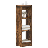 Side Cabinet Smoked Oak 40 x 40 x 100 cm Engineered Wood 899848
