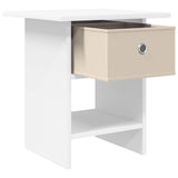 Bedside Table 2 pcs White 41 x 40 x 45 cm Engineered Wood 8000437