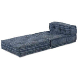 Modular Sofa Indigo Print 70 x 70 x 56 cm Fabric 4019062