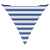 Sun Shade Sail Blue and White 6 x 6 x 6 m 100% Polyester Oxford 42031194