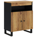 Sideboard with 2 Doors 60x33x75 cm Solid Wood Mango 352916