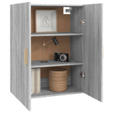 Hanging Wall Cabinet Grey Sonoma 69.5x34x90 cm 817382