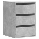 Corner Chest of Drawers Concrete Grey 40x41x58 cm Engineered Wood 852837