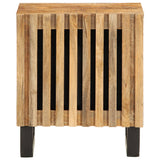 Bedside Cabinets 2 pcs 40x34x46 cm Solid Wood Rough Mango 377417