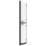 ZNTS Foldable Walk-in Shower Wall Frosted ESG Glass 120x190 cm 151197