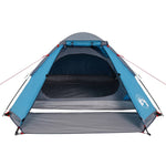 ZNTS Camping Tent Dome 2-Person Blue Waterproof 94766