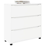 Storage Cabinet White 80 x 31 x 81 cm Engineered Wood 888847