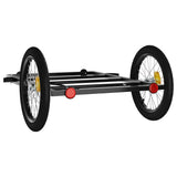 Bike Trailer Black 135x68x37 cm Iron 94206