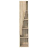 Corner Cabinet 27.5x27x140cm Engineered Wood Sonoma Oak 889867