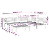 4 Piece Garden Pallet Sofa Set Solid Wood Acacia 3209310